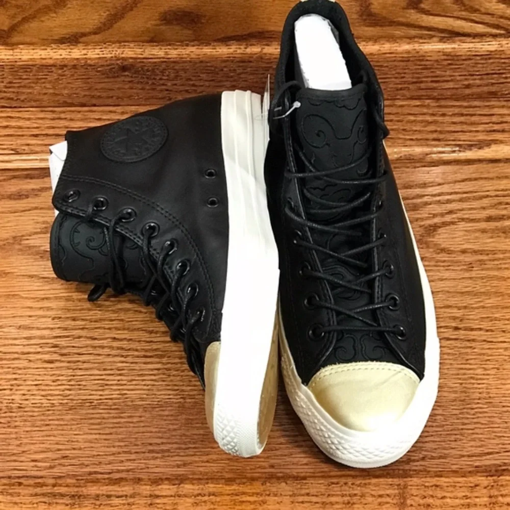 Converse CT Hi CNY 2015 Year of‎ Goat Black Met Gold Shoes - Picture 3 of 8